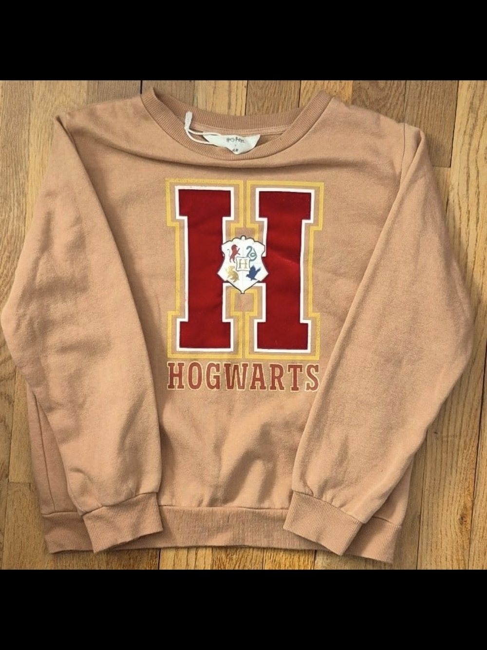 H & M X Harry Potter Kids Collab Sweatshirt Crew Hogwarts Cold Spring 8 / 10 M